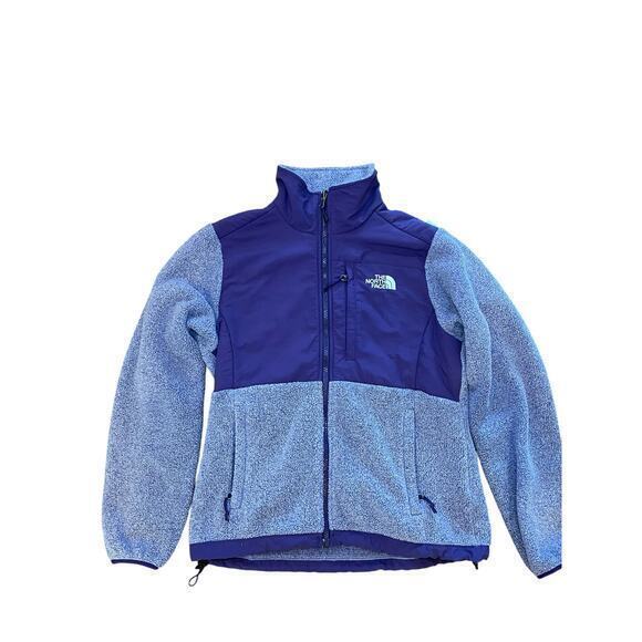 EUC The North Face Denali Fleece Collared Full Zip Jacket Purple Women Small - Picture 1 of 8
